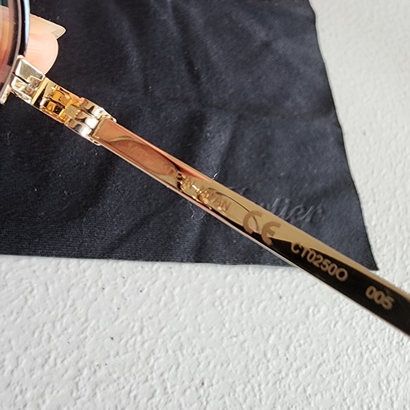 CARTIER - gold frames - Picture 5 of 5